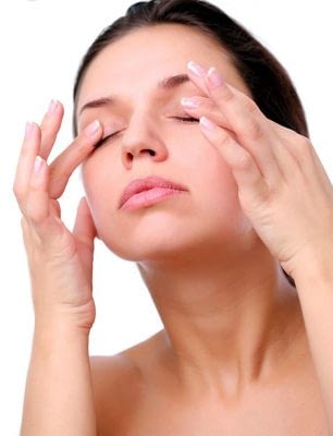 massagem-olhos massagem-olhos